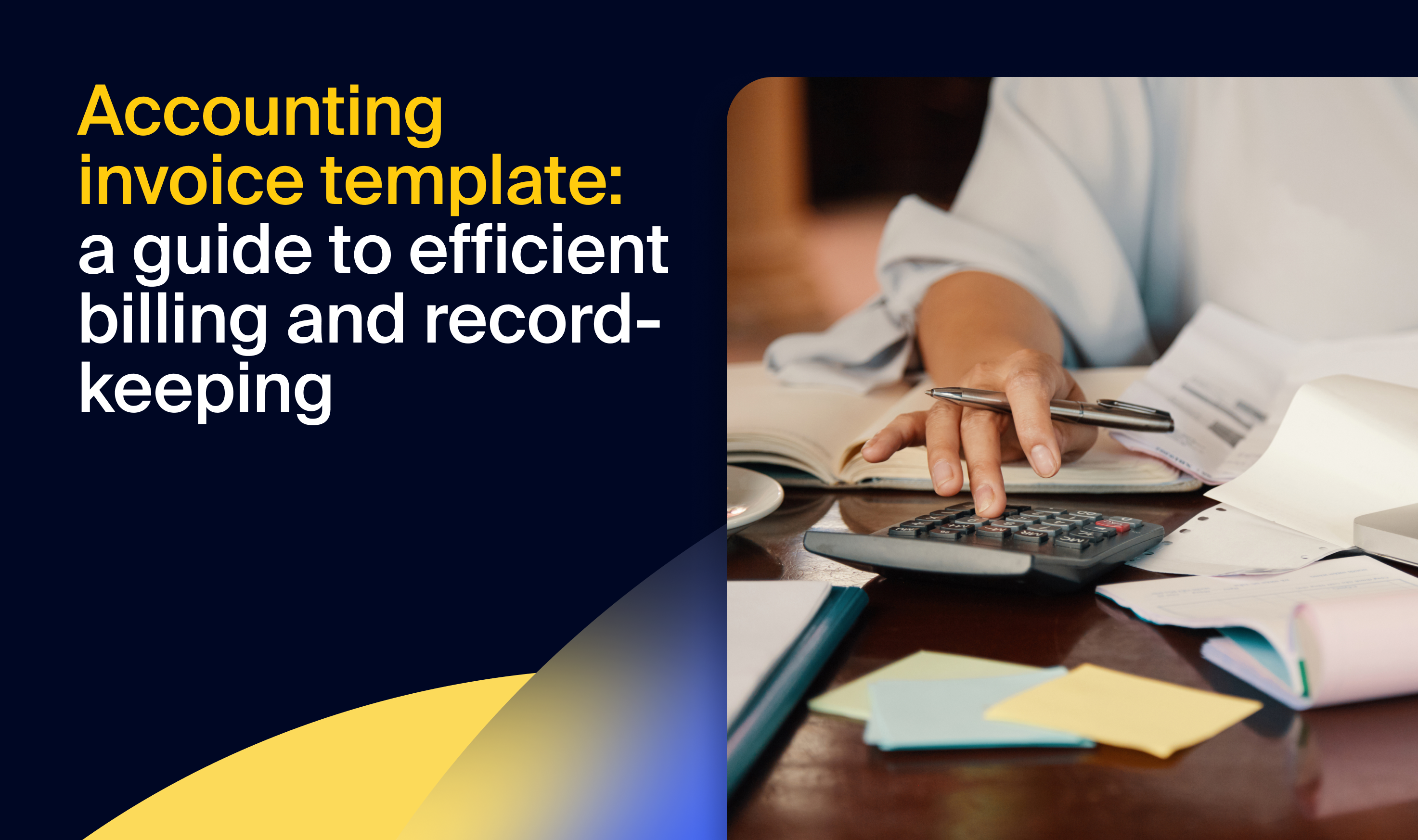 Gaap Invoice Accounting invoice template: a guide to efficient billing and record ...