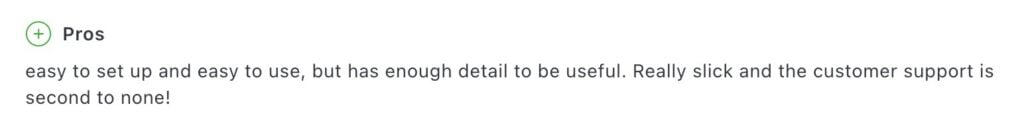 A Pixie customer praises the company’s support in a review posted on Capterra.