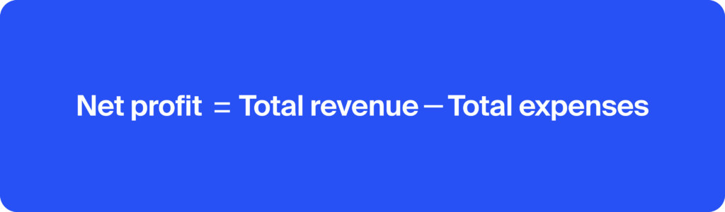 How to calculate net profit?