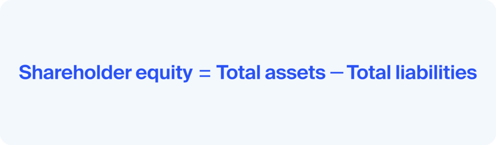 Shareholder equity (SE), or stockholders' equity