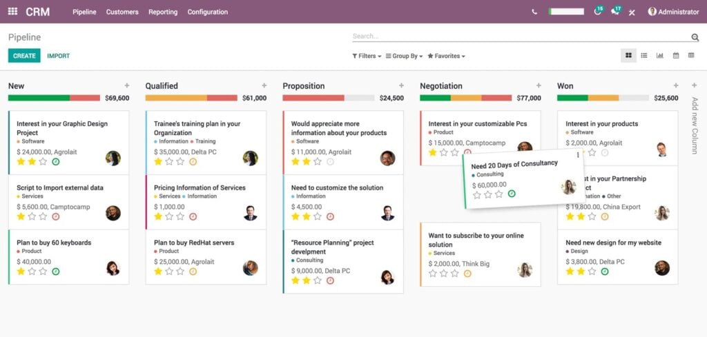 Odoo CRM