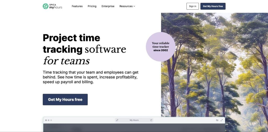 My Hours’ time tracking tool for software teams.