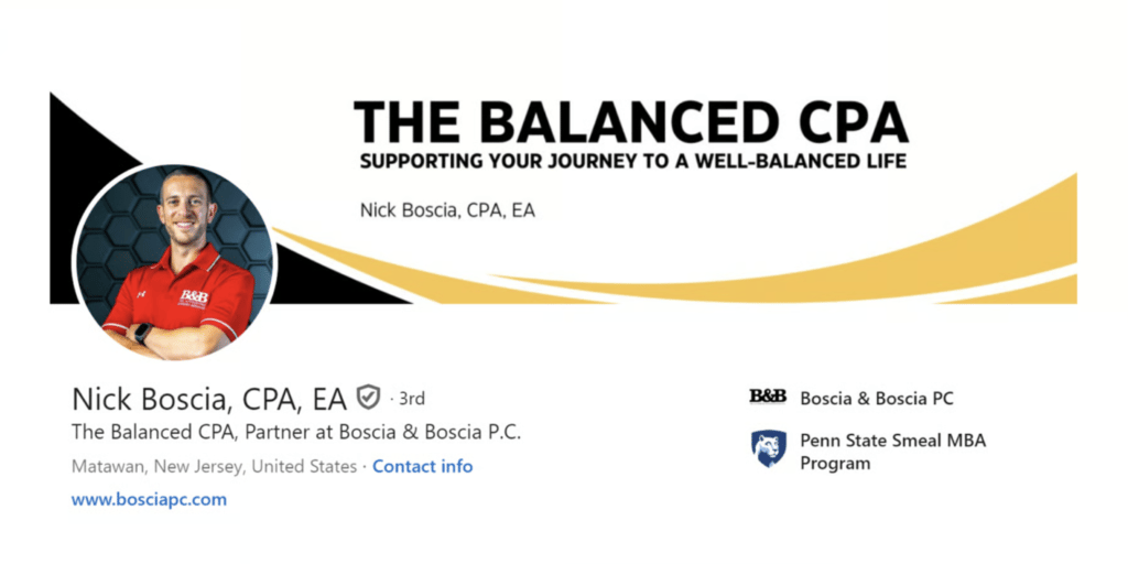 An example of a LinkedIn banner image.