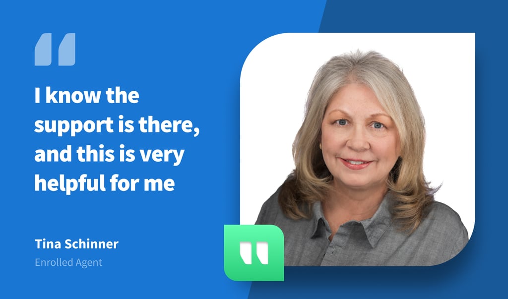 Tina Schinner on TaxDome ‘I Know the Support is There, and This is Very Helpful for Me’