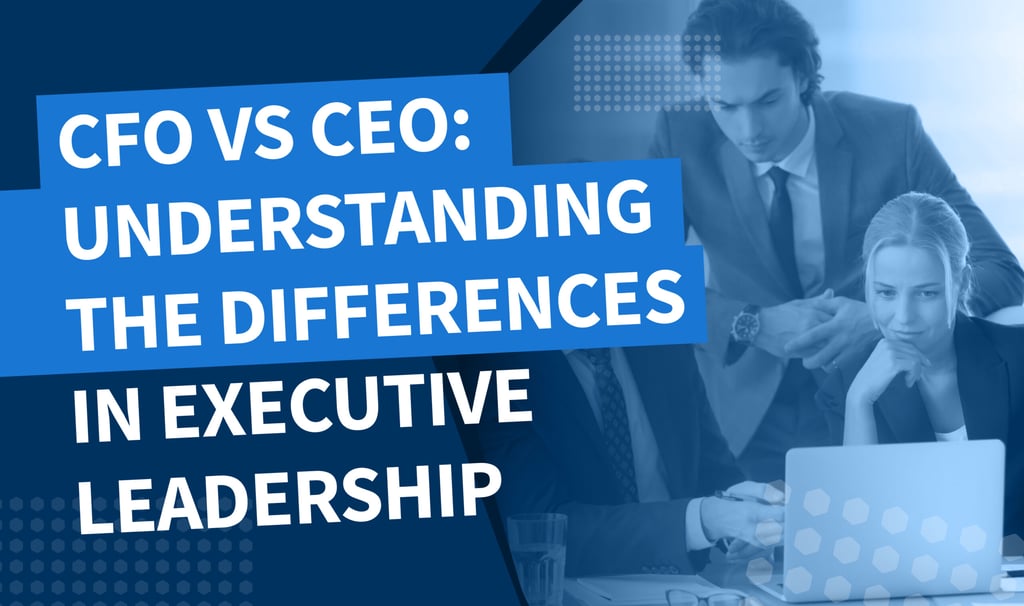 CFO vs CEO: understanding the differences in executive leadership 