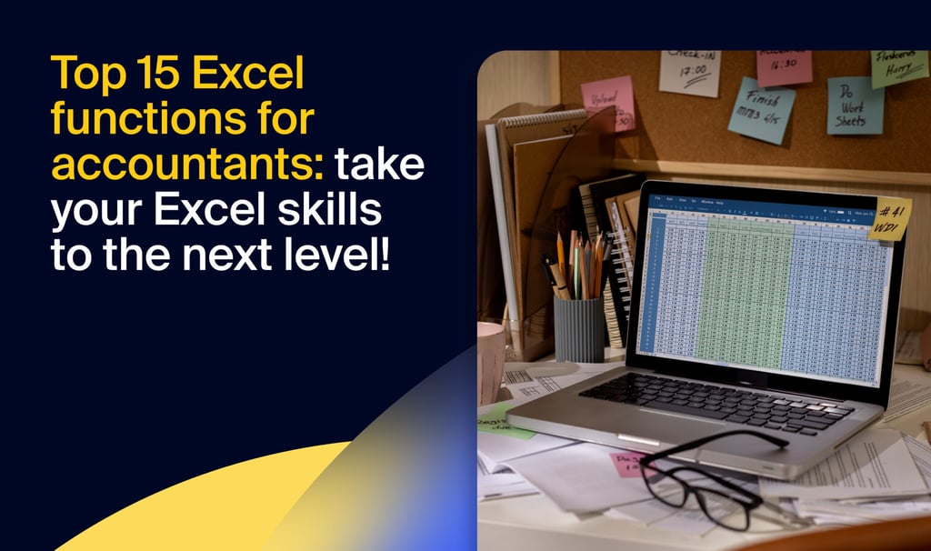 Top 15 Excel functions for accountants: take your Excel skills to the next level!