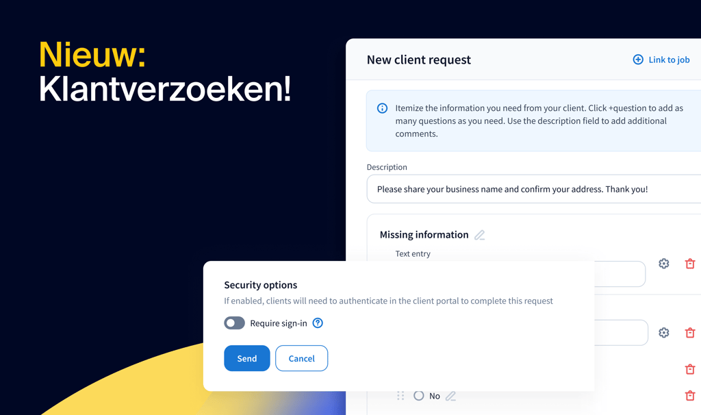 Klantverzoeken: nieuwe manier om snel en gemakkelijk informatie van klanten te verzamelen 