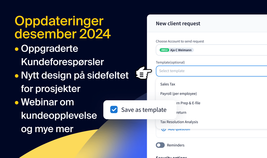 Oppdatering desember 2024