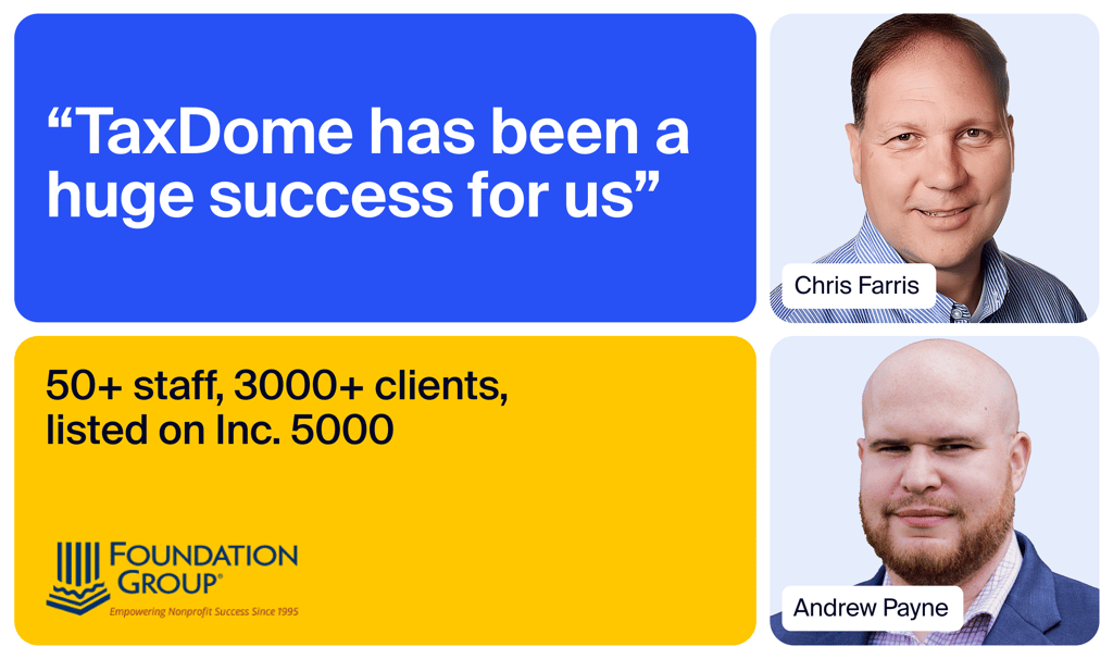 Foundation Group—50+ staff, 3000+ clients, and one of Inc. 5000’s fastest-growing US companies: “TaxDome has been a huge success for us”