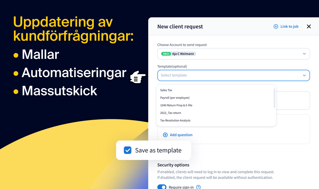 Kundförfrågningar blev precis enklare: mallar, automatiseringar och massutskick