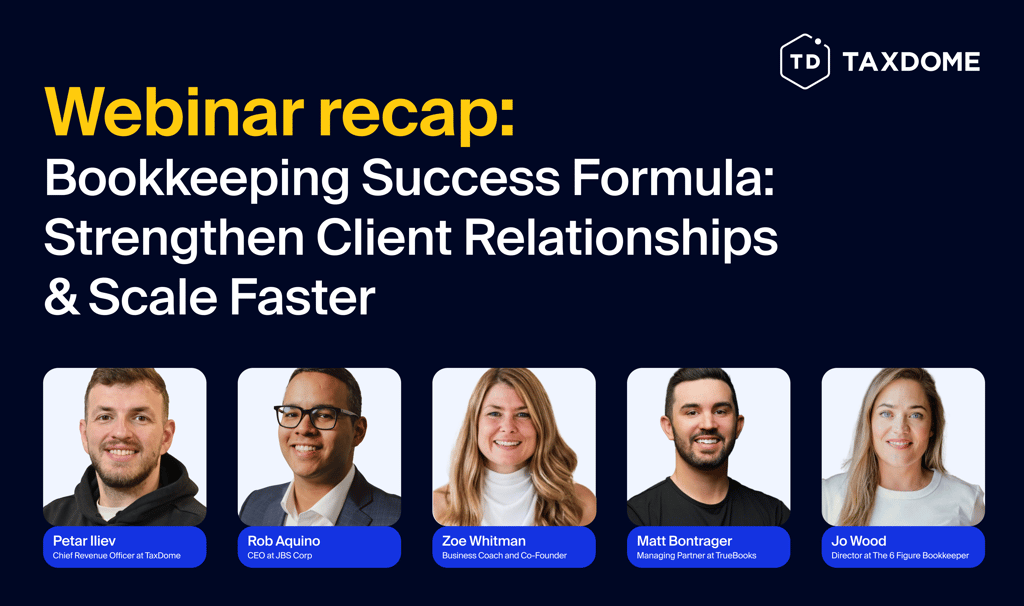 Webinar recap: Bookkeeping Success Formula: Strengthen Client Relationships & Scale Faster