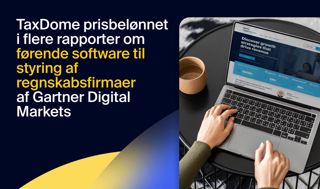 TaxDome prisbelønnet i adskillige rapporter om førende software til styring af regnskabsfirmaer af Gartner Digital Markets