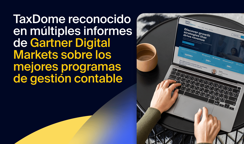 TaxDome reconocido en múltiples informes de Gartner Digital Markets como uno de los mejores programas de gestión de empresas de contables