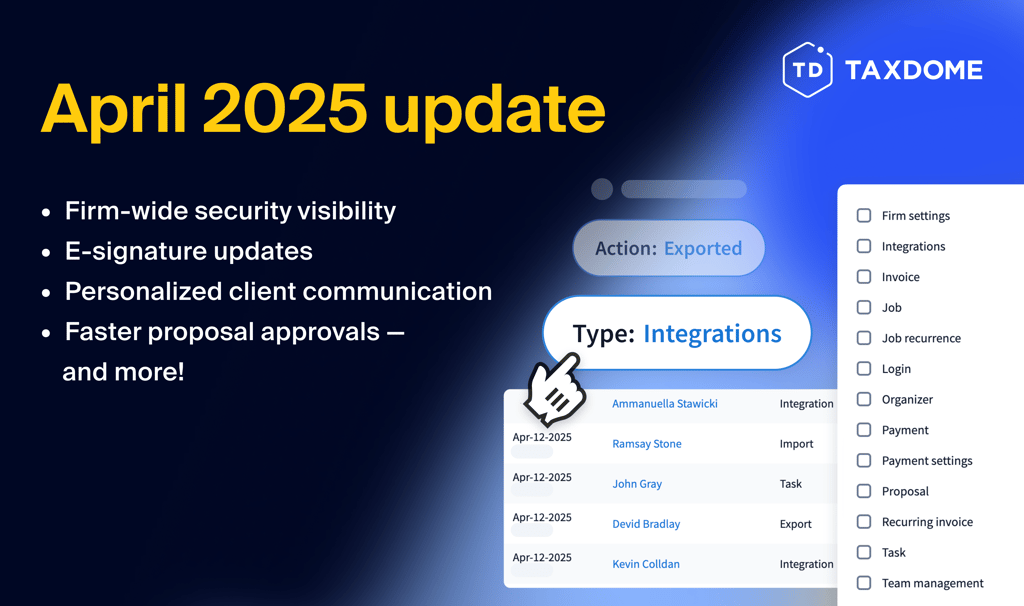 April 2025 product update