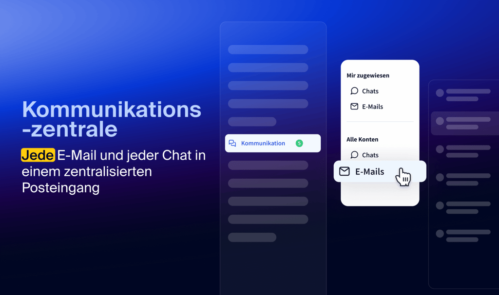 Kommunikationszentrale: Jede E-Mail und jeder Mandanten-Chat in einem zentralen Team-Posteingang