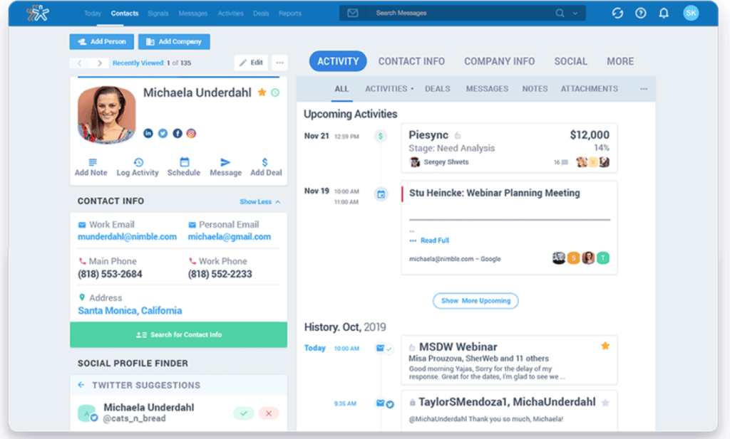 Nimble - CRM Office Google