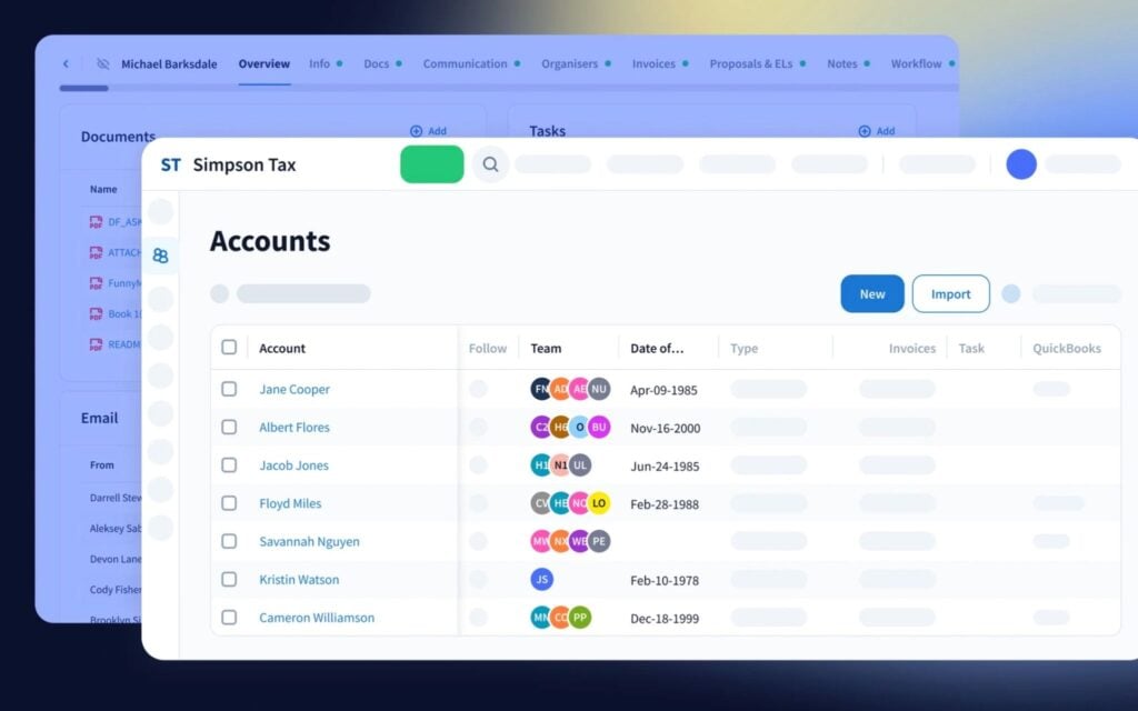 TaxDome’s accounting CRM captures all the client data you need for referral marketing.