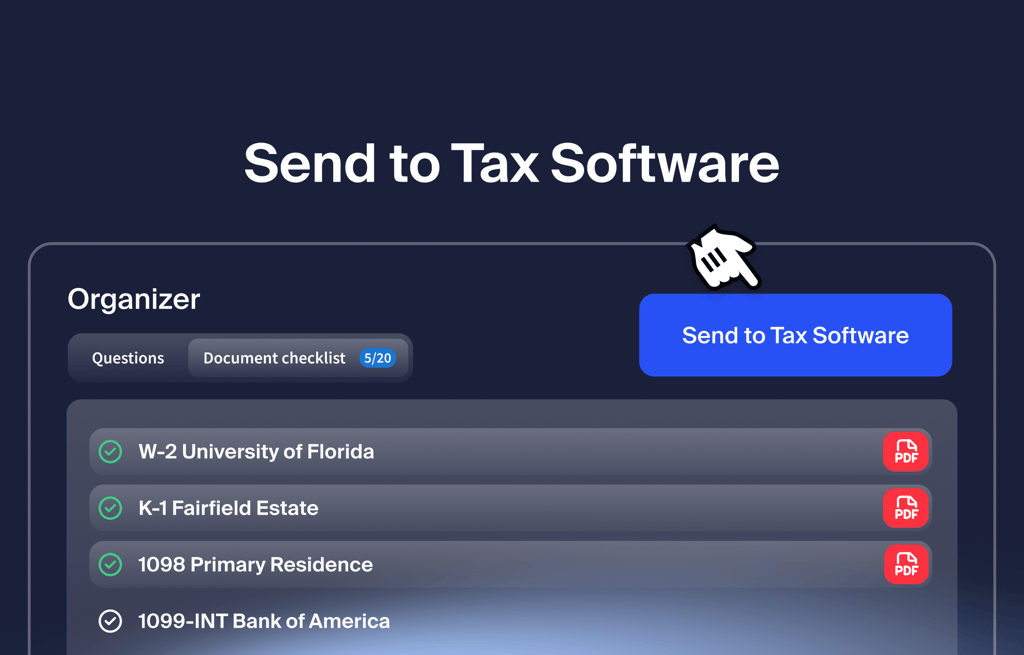 Send to Tax Software