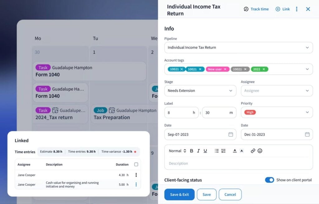 TaxDome, the practice management platform for accounting firms.