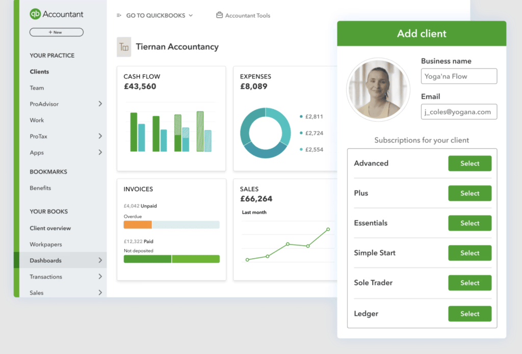 QuickBooks Online Accountant — an example of accounting software.