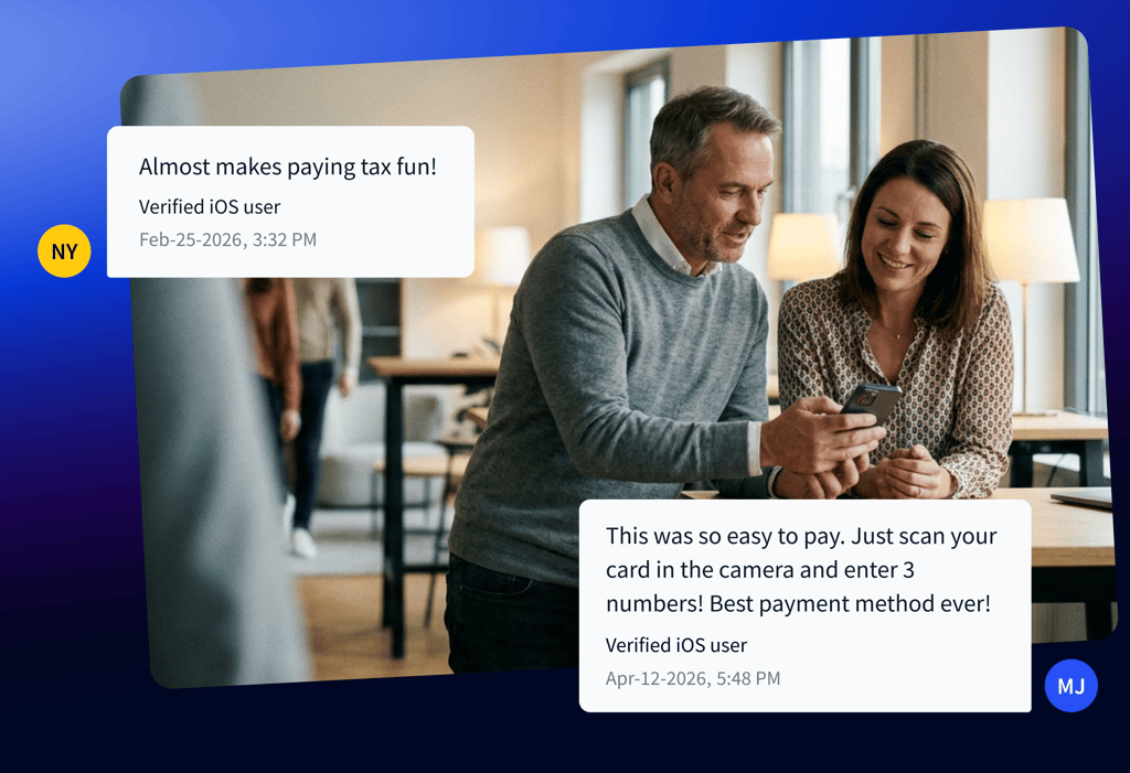 The payment experience your clients already rate 4.9 stars, built into TaxDome