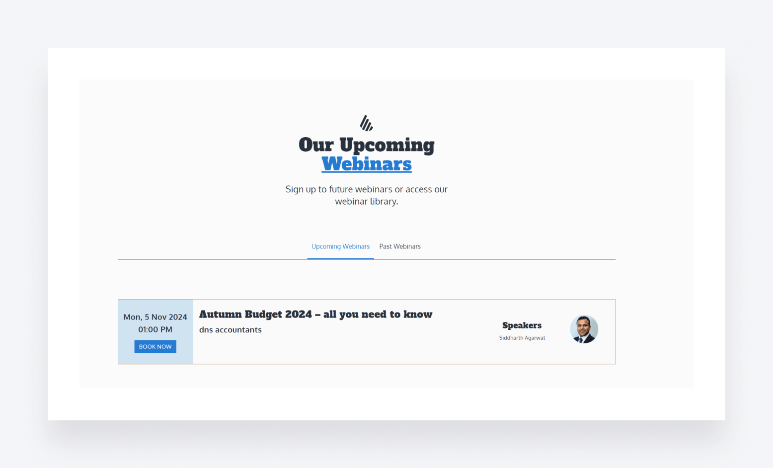 Upcoming webinars from DNS Associates.