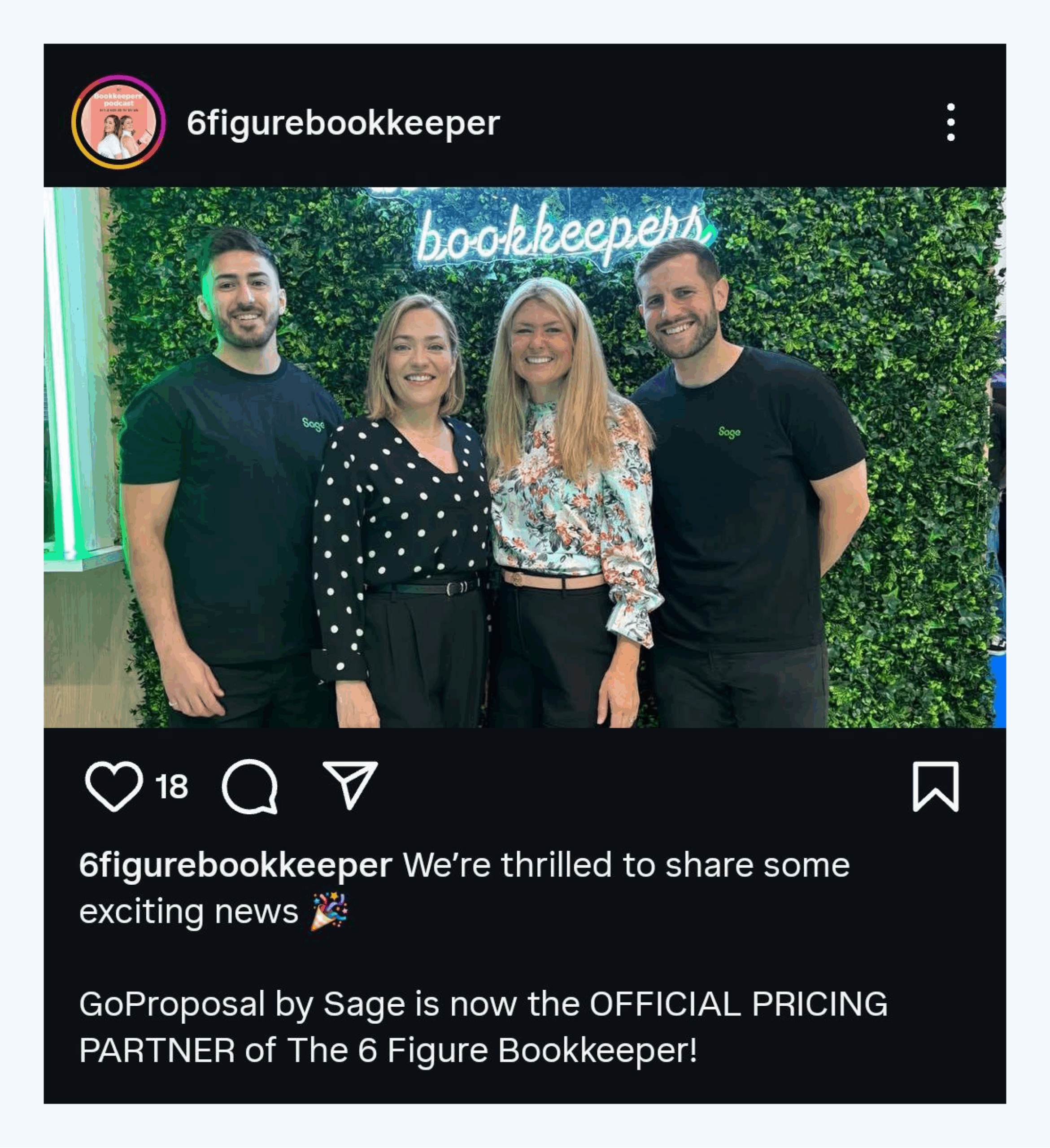 Firm news from The 6 Figure Bookkeeping on Instagram