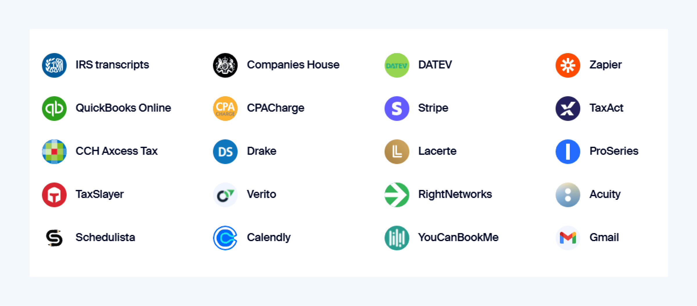 Image showcasing TaxDome's integration capabilities