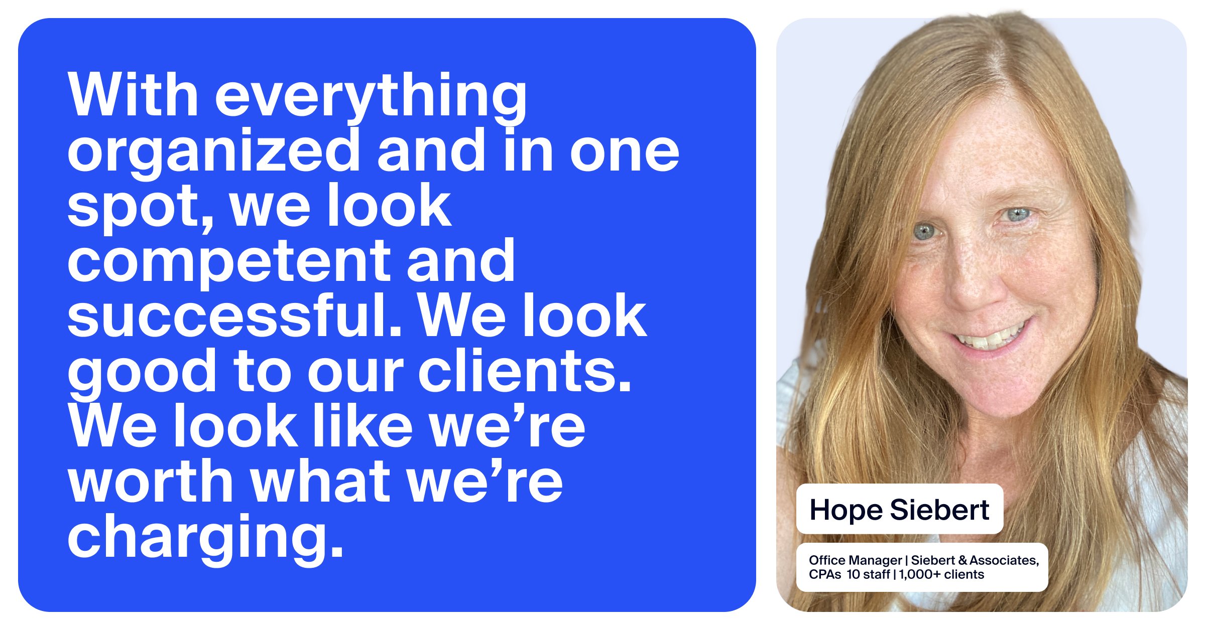 Quote block with Hope Siebert photo