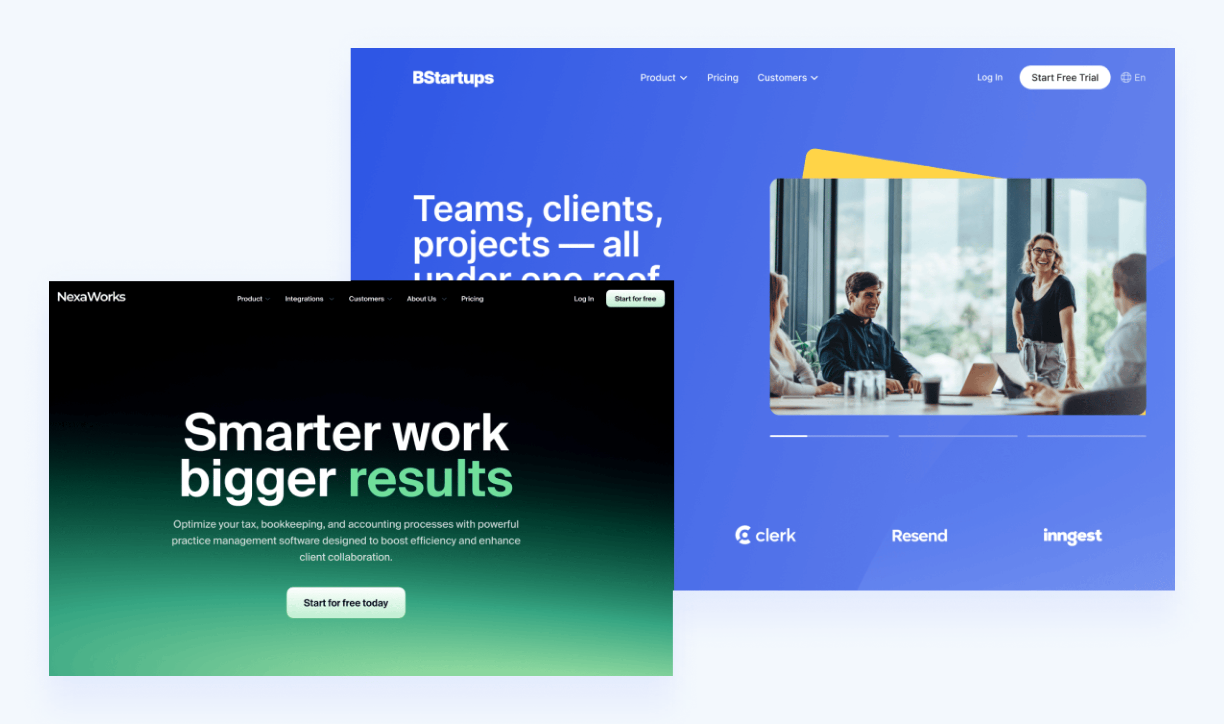 TaxDome website template library