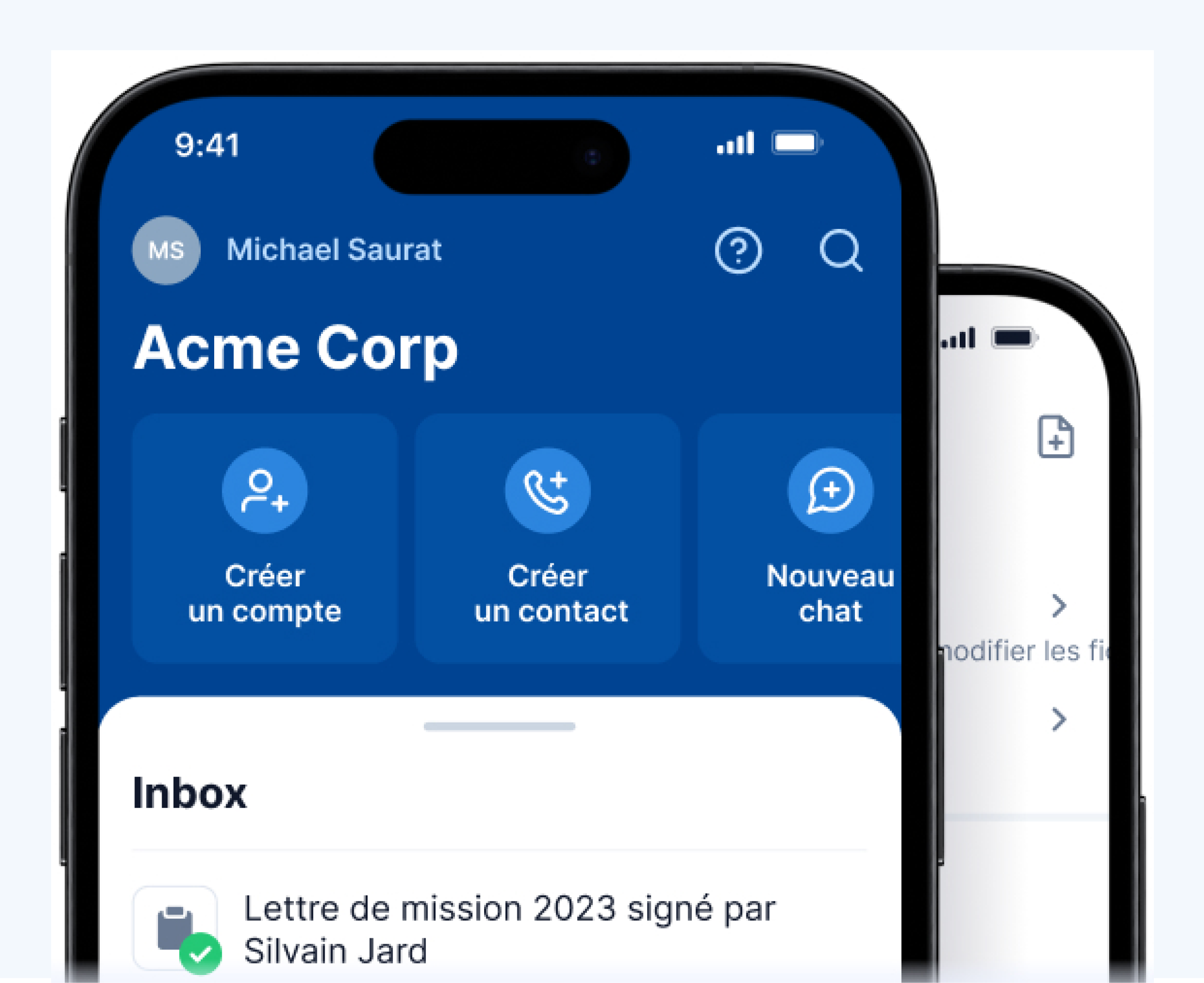 Capture d’écran des portails clients où les comptables collaborent avec leurs clients en temps réel