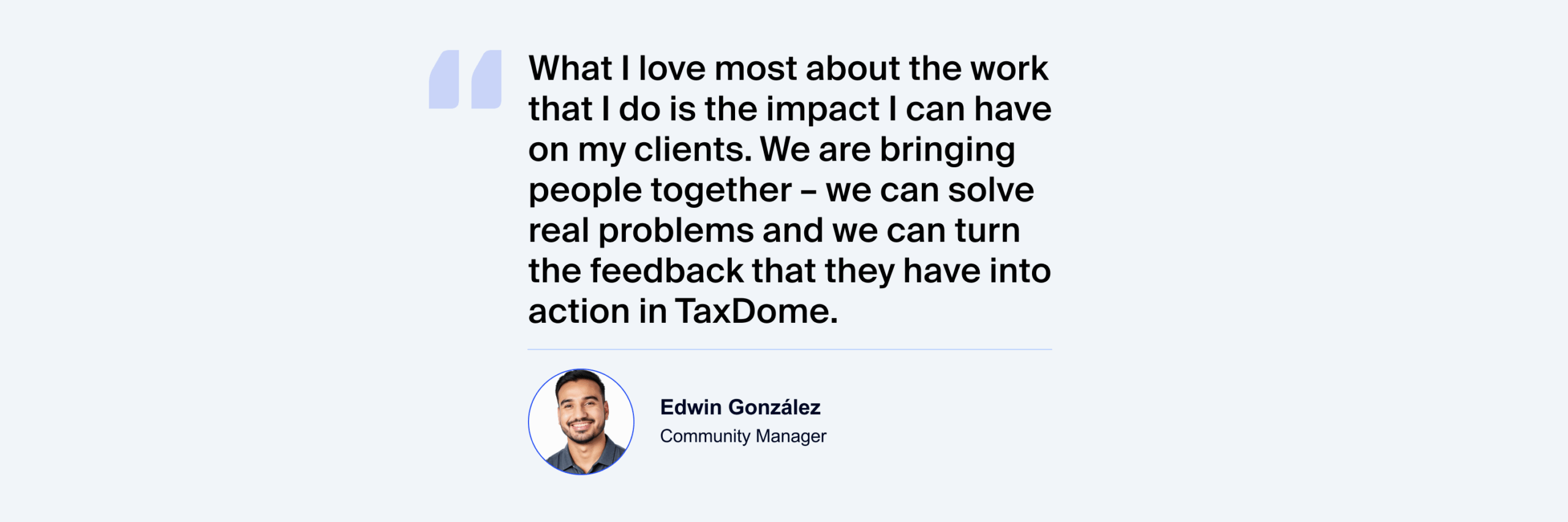 Quote block from Edwin