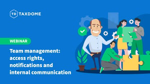 Team management: access rights, notifications and internal communication