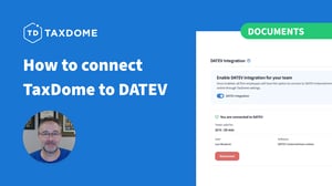 How to connect TaxDome to DATEV