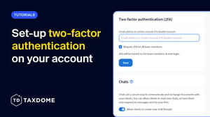 Set-up two-factor authentication on your account