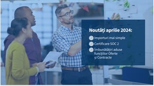 Noutățile lunii aprilie 2024