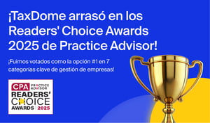 TaxDome gana en 7 categorías de los Readers’ Choice Awards 2025 de CPA Practice Advisor