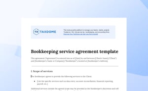 Free bookkeeping service agreement template: key elements and common mistakes