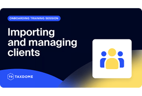 Import clients and set up CRM