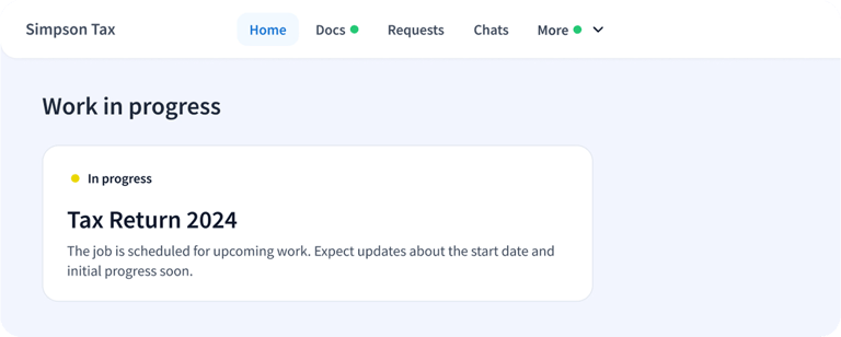 Client portal