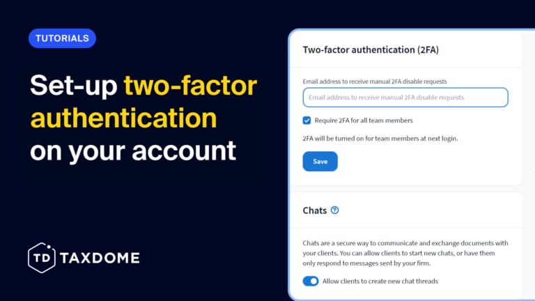 Set-up two-factor authentication on your account