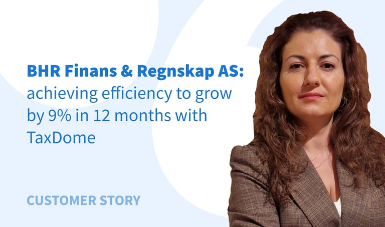 BHR Finans & Regnskap AS: achieving efficiency to grow by 9% in 12 months with TaxDome