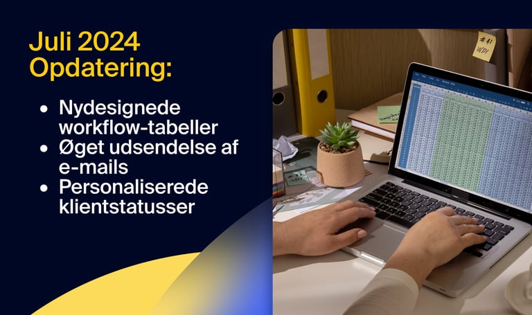 Opdatering for juli 2024