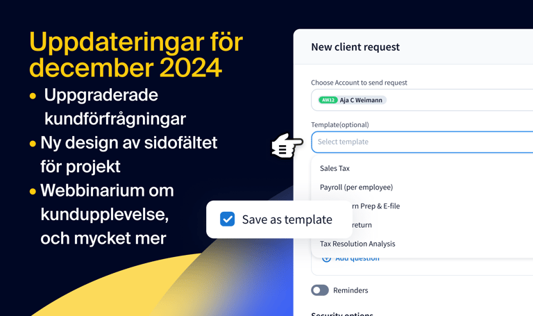 Uppdateringar: december 2024