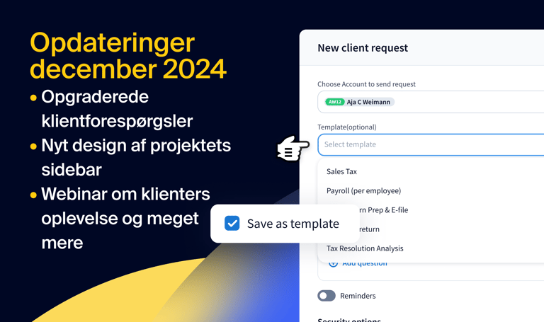 Opdatering december 2024