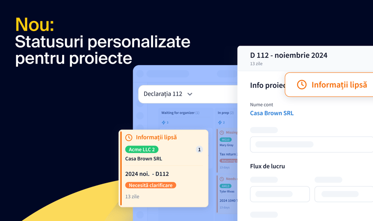 Preluați controlul fluxului de lucru: transformați excepțiile în procese fluide cu statusurile personalizate pentru proiecte 