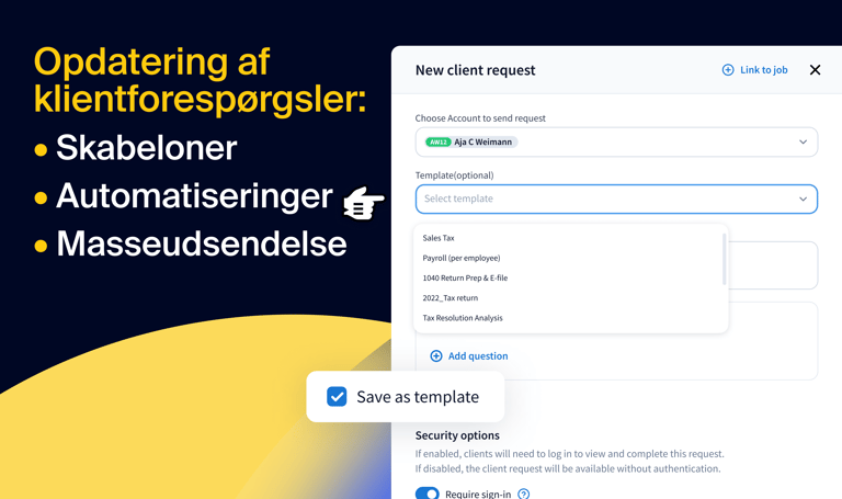 Klientforespørgsler er lige blevet hurtigere og nemmere: skabeloner, automatiseringer og masseudsendelser