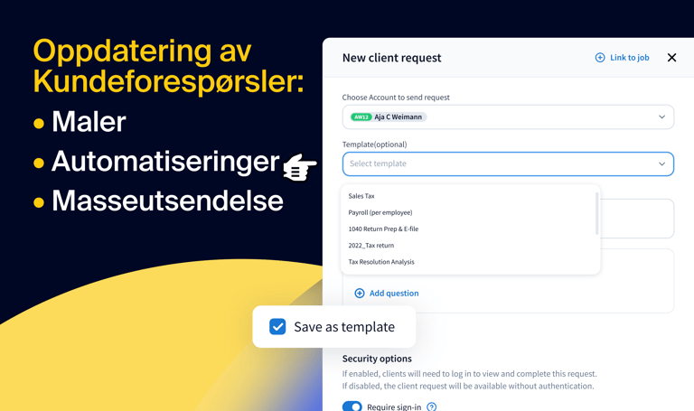 Kundeforespørsler ble nettopp raskere og enklere: maler, automatiseringer og masseutsendelser