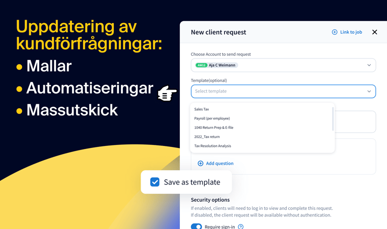 Kundförfrågningar blev precis enklare: mallar, automatiseringar och massutskick
