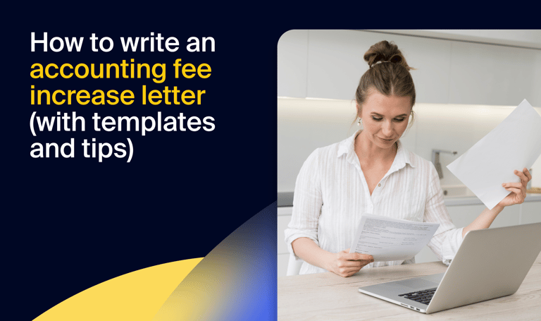 How to write an accounting fee increase letter (with templates and tips)
